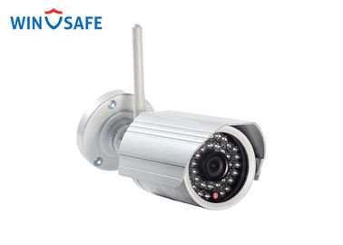 Pan Tilt Household CCTV Bullet IP Camera Plug And Play 8M - 15M IR Distance